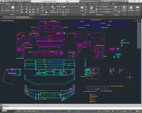 1983 Ford Bronco - A screenshot of the CAD drawing for the revised front bumper. IF THE IMAGE IS TOO SMALL, click it. [url=https://www.3ds.com/products-servic…