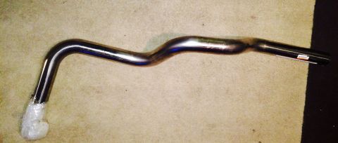 1996 Ford Bronco - A single exhaust pipe is shown, with a SuperMotors logo visible on the right end.