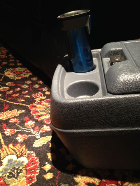 1989 Ford Bronco - Cup holders won't hold today's cups.