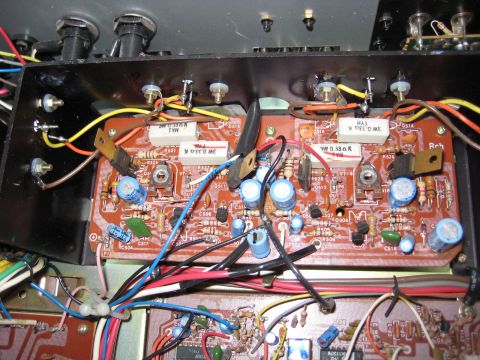 1996 Ford Bronco - Internal view of an electronic device's circuit board, showing various components and wiring.