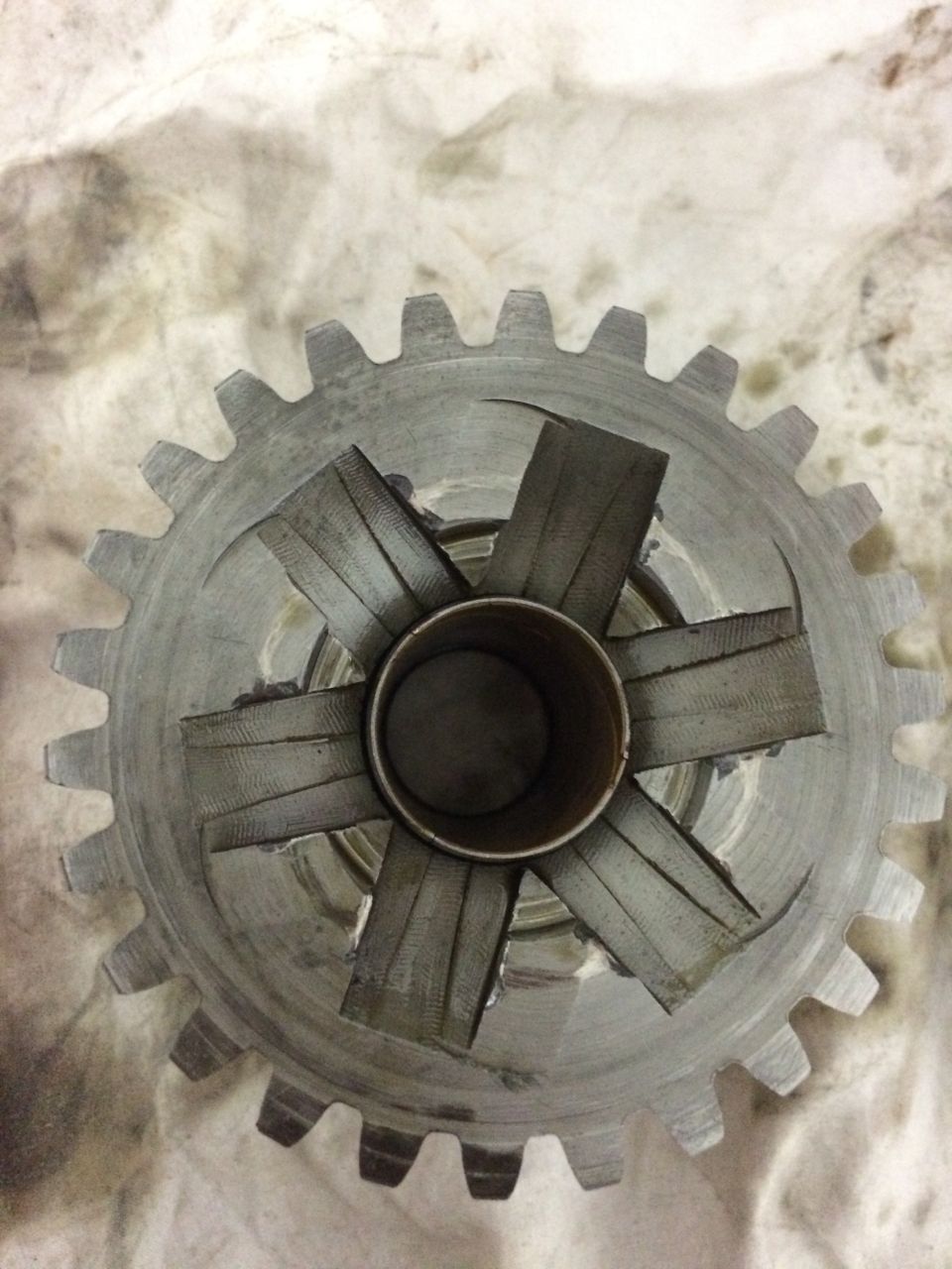 1975 Shovelhead four speed transmission main gear mainsheet 26T
