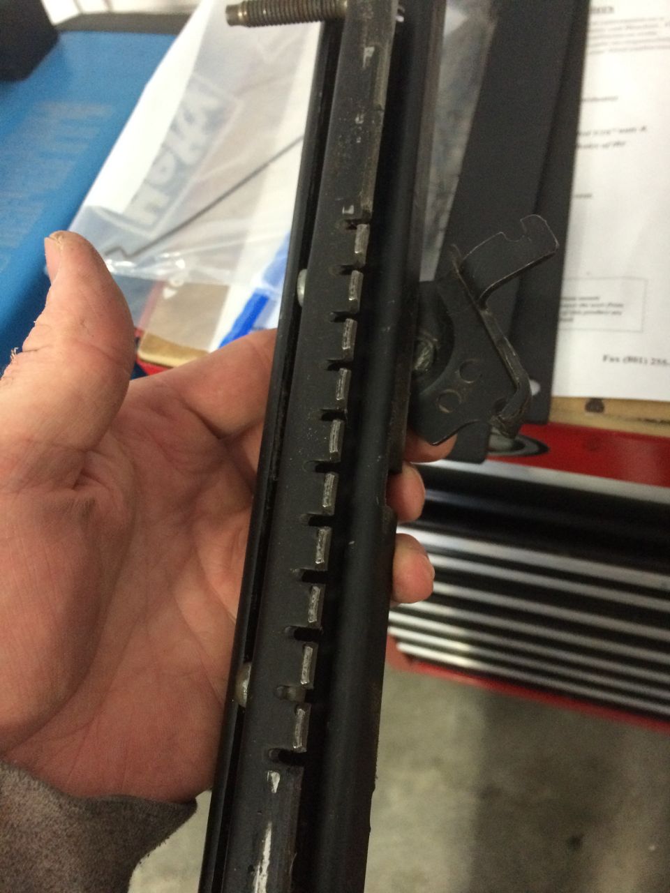 1965 Mustang seat tracks