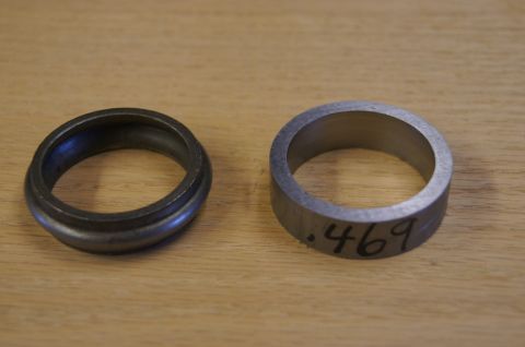 1979 Ford Bronco - solid spacer instead of crush sleeve