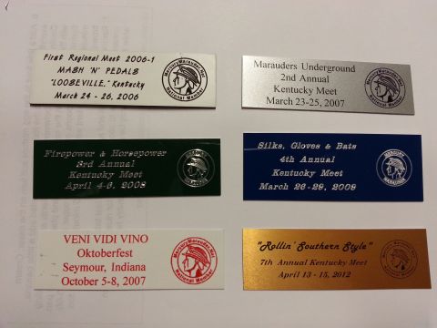 2003 Mercury Marauder - MM.net Kentucky and Octoberfest meet plaques.