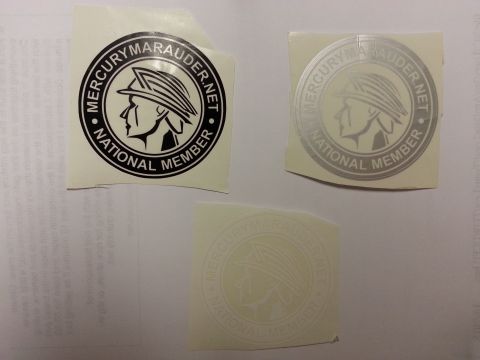 2003 Mercury Marauder - MM.net window decals