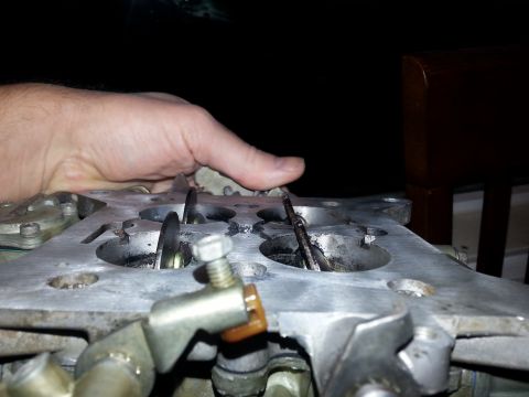 1981 Ford Bronco - Whoever rebuilt the carb didn't do their homework and just used the secondary diaphragm that came with the kit. The standard rebuild kit di…