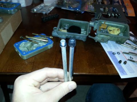 1981 Ford Bronco - I was glad the longer transfer tube came with the style of gasket on the right. The o-ring gaskets have a tendency to pinch, and I usually…