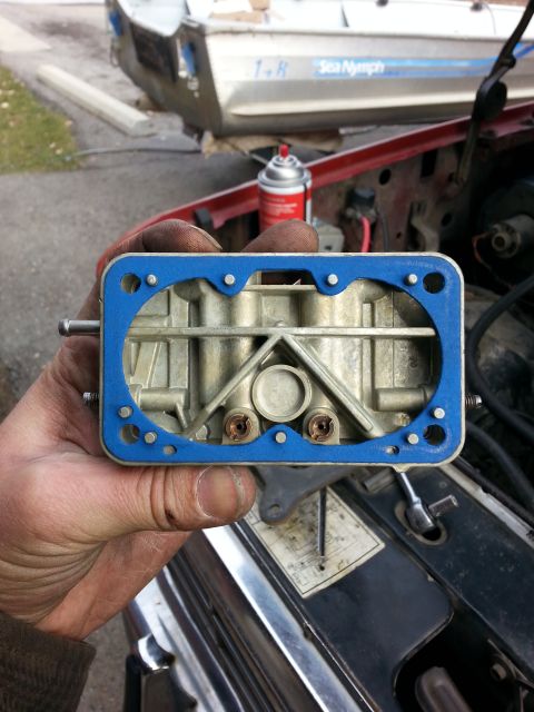 1981 Ford Bronco - Secondary metering block upgrade kit.