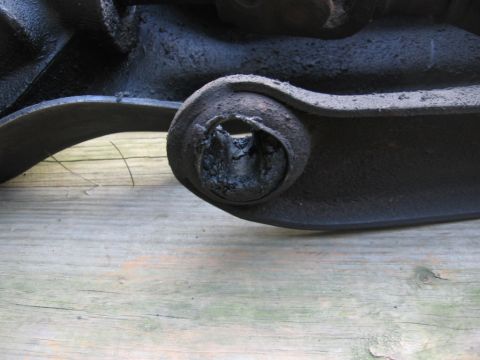1988 Ford Bronco - This photo shows a worn suspension bushing, not a 1988 Ford Bronco.