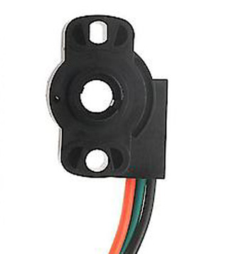 1990 Ford Bronco - A close-up view of a throttle position sensor, a critical component for engine management.