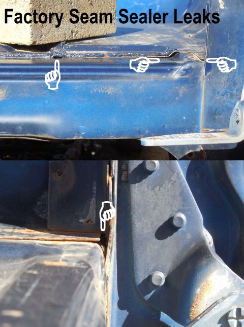 1993 Ford Bronco - Like the '93XLT tub I used on my truck, this one has some GAPING holes in the factory seams. [url=http://www.supermotors.net/registry/media…