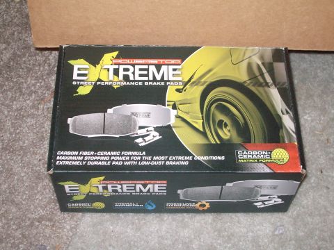 2004 Ford Crown Victoria - Box for Powerstop Extreme brake pads, carbon fiber and ceramic formula.