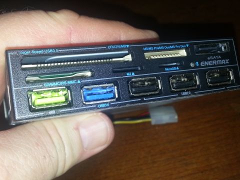 1986 Ford Bronco - Really like this Enermax ECR 301 Mighty Charger. It charges your phones etc REALLY fast even when the computer is powered down. It's a card…