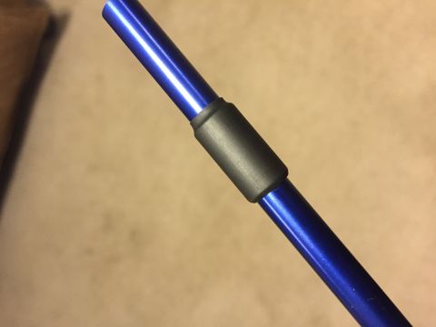 2014 Dodge 1500 - Close-up of a blue metal rod with a black grip, a Supermotors.net watermark.