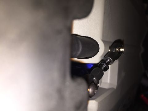 2014 Dodge 1500 - Detail of an automotive linkage, possibly part of a suspension or steering system, with visible text at the bottom right.