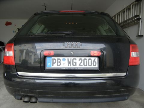2003 Audi A6 - The license plate on this Audi wagon reads PB WG 2006, indicating it is not a 2003 model as suggested.