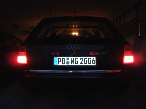 2003 Audi A6 - The license plate on this station wagon reads PB WG 2006, indicating it is not a 2003 model.