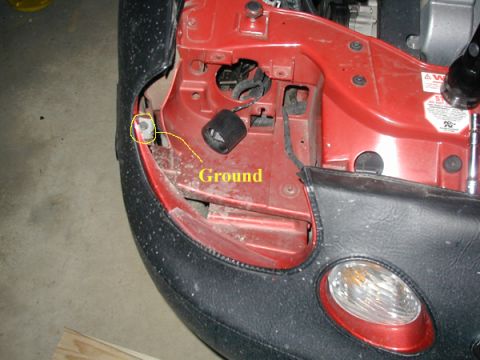 1998 Ford Taurus - Ground Location for "Evil Eyes"