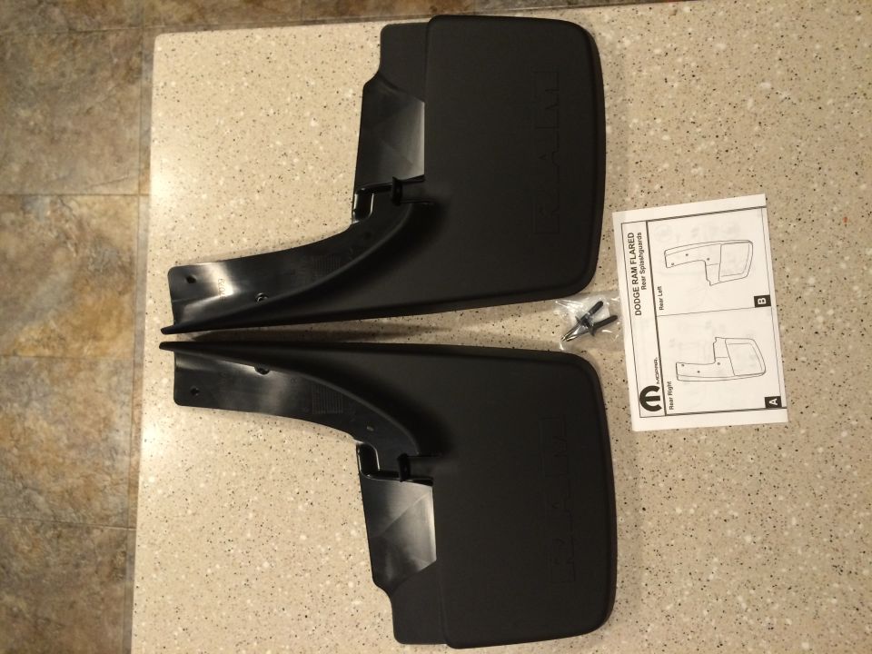 2015 Ram 1500 Ecodiesel Mopar Mud Flaps