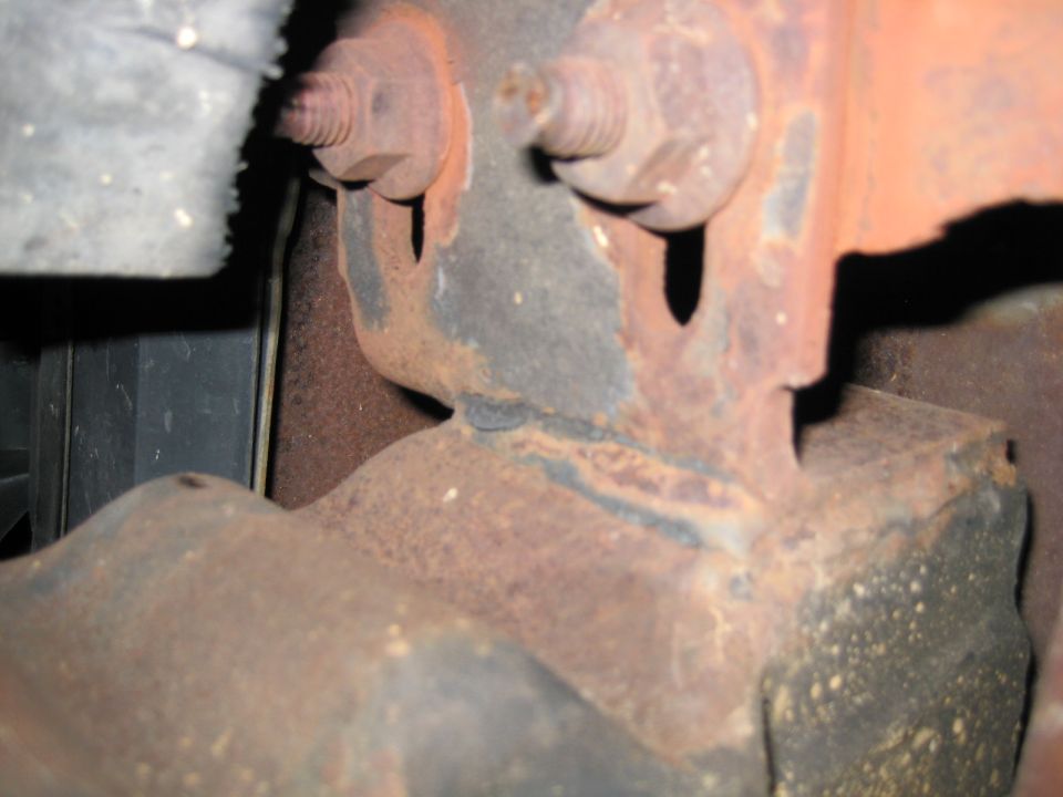 LH Underneath Bumper Bolts/Frame.1