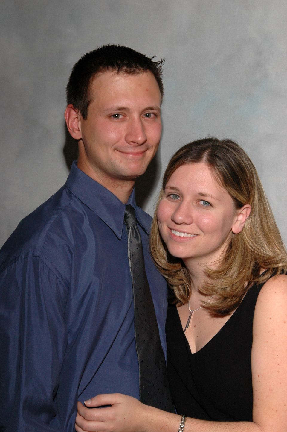 Couple posing for a photo