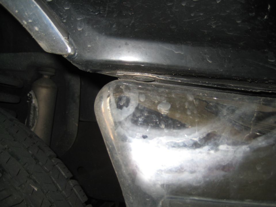 RH Front Bumper 1/2" Gap at Rear Edge