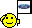 1999 Mercury Grand Marquis - A pixelated smiley face is depicted holding a flag with an indistinct image on it.