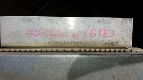 1991 Ford F-250 - A close-up view of a vehicle part shows various markings and text, with a watermark at the bottom.