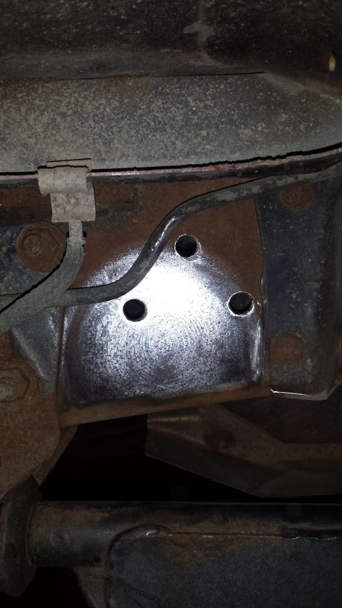 1996 Ford Bronco - Passenger front. Hit it with the sander and will paint after I clean up the rest of area.