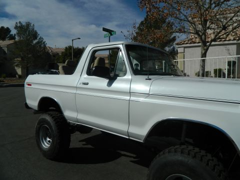 1979 Ford Bronco - This 1979 Ford Bronco is shown from a 3/4 front angle, highlighting its classic body style.