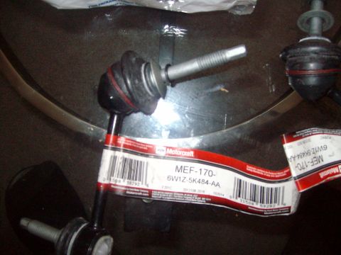 2004 Ford Crown Victoria - A Motorcraft stabilizer link is shown with its part number clearly visible on the label.