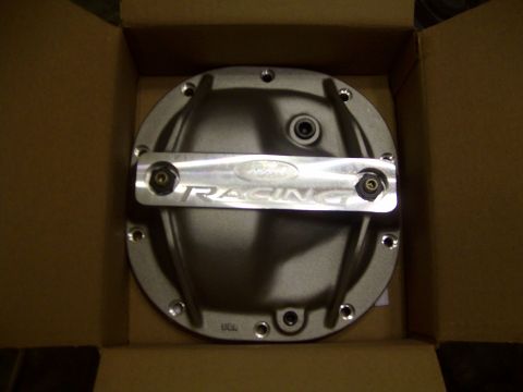 2004 Ford Crown Victoria - A Ford Racing differential cover is shown inside a cardboard box.