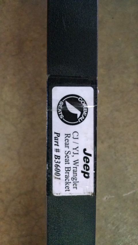 1985 Jeep CJ7 - This is a Jeep CJ/YJ Wrangler rear seat bracket, part number B36001, not a 1985 Jeep CJ7.