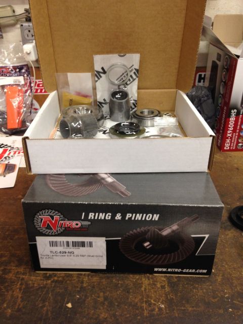 1987 Suzuki Samurai - A new ring and pinion gear set is shown in its packaging, ready for installation.