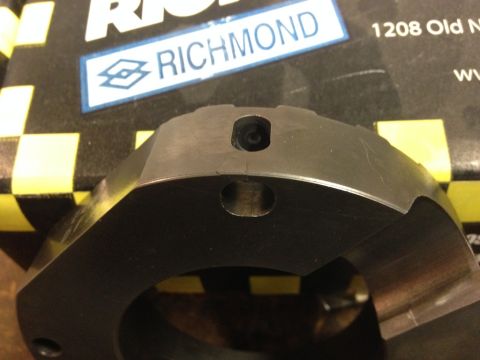 1987 Suzuki Samurai - A close-up view of a differential gear part, with branding from Richmond visible in the background.