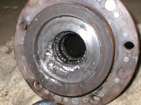 1978 Ford Bronco - Looks like the spindle is toast.