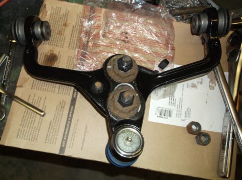 1999 Mercury Grand Marquis - A new front suspension control arm is shown with its hardware and packaging.