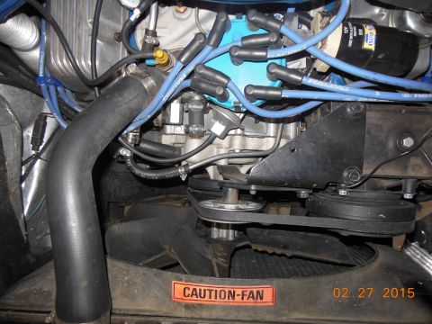 1979 Ford F-150 - Super cooler radiator 26.25 wide and 24.25 tall core. Shroud and fan from 76 f250 w/factory 460.