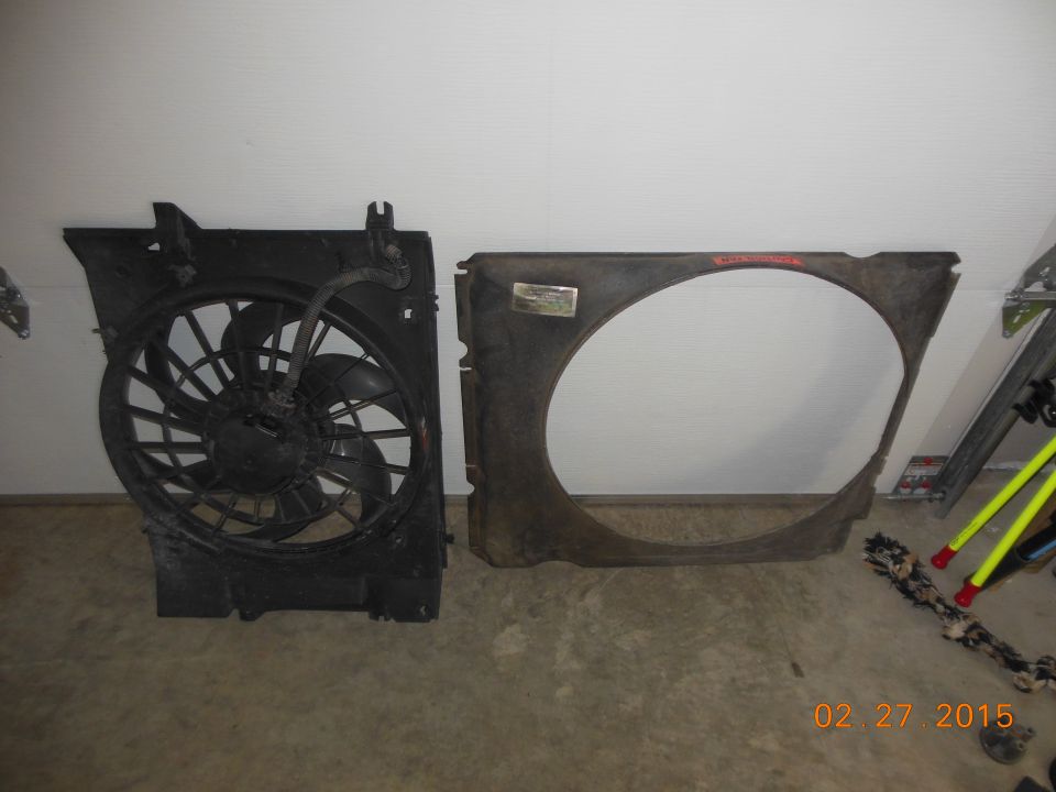 super cooler shroud and fan from 2001 mercury villager 3.3l