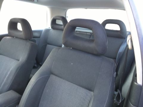 2002 Volkswagen Jetta - Rear interior view of a vehicle, showing the seats and headrests.