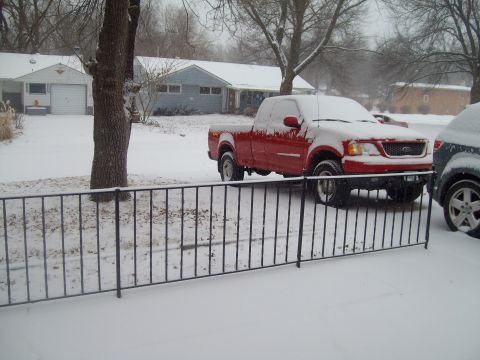2004 Ford Crown Victoria - blasted snow!!!