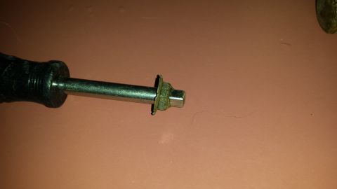 1976 Ford Ranchero - Tool with hex head and washer shown against a plain background.