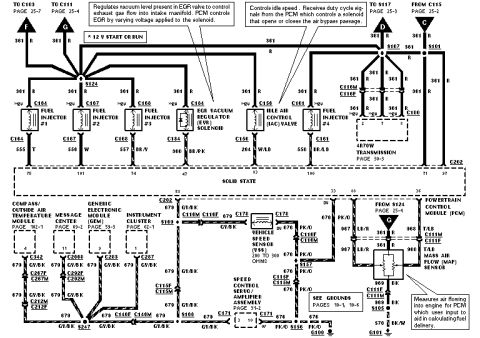 1990 Ford F-250 - This is a wiring diagram, not a photo of a 1990 Ford F-250.