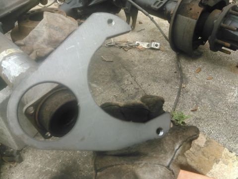1996 Ford Bronco - this is my weld on disc brake bracket from Ruffstuff. this one specifically is for a 9inch axle with 3.0inch tube which i accidentally orde…