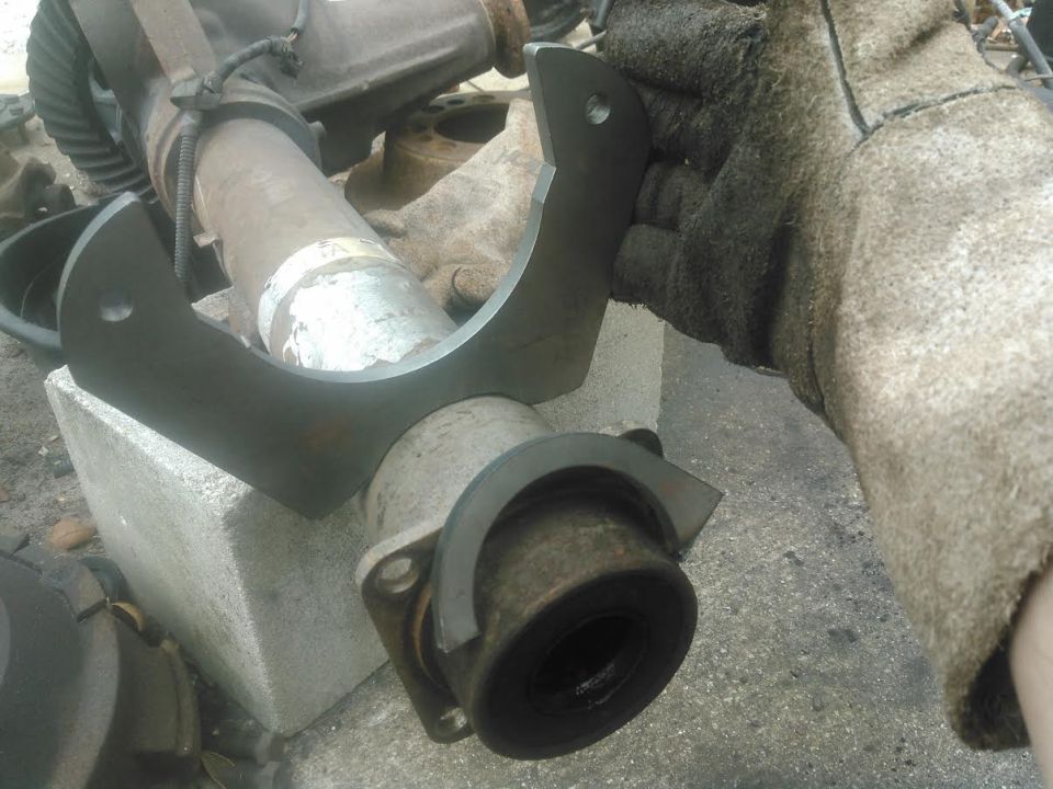 have them ground down to now be pretty flush to the axle tube.

I will weld them on once I know for sure where they need to sit. I have to wait for my custom axleshafts to be in before that
