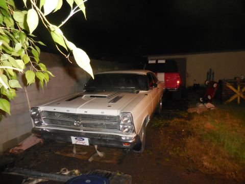 1966 Ford Fairlane - In the back yard now!