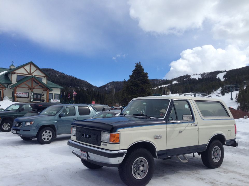 All cleaned and in Wyoming.  First stop is White Pine Ski Resort.  Pinedale, WY