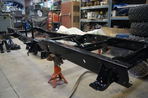 1979 Ford Bronco - Blasted and painted. now I've decided to do a shackle inversion.