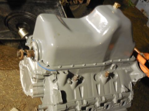 1993 Ford Bronco - After thoroughly cleaning the block - particularly all the gasket surfaces - and getting the timing cover & intake manifold surfaced, I bol…