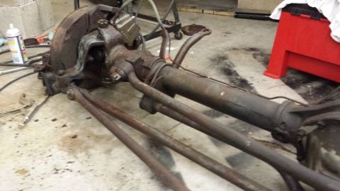 1978 Ford Bronco - This is a front axle assembly, not a complete vehicle, and its year cannot be determined from the image.